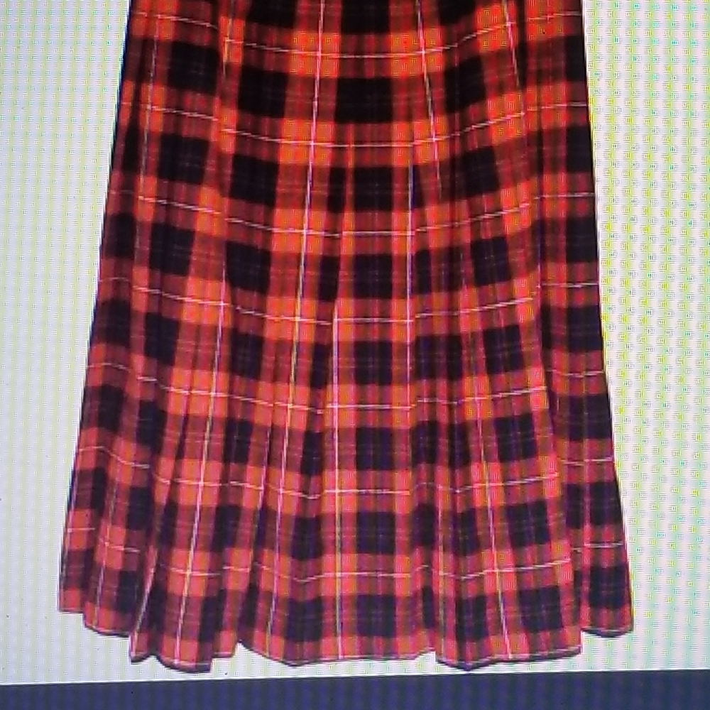 Vintage Wool Skirt Kilt Cunningham Tartan